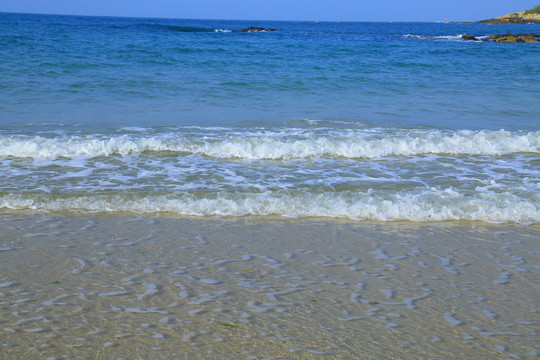 沙滩海水