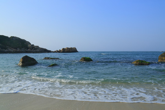 海洋沙滩海岸线