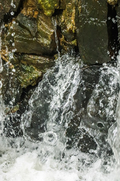 山涧溪水流水瀑布