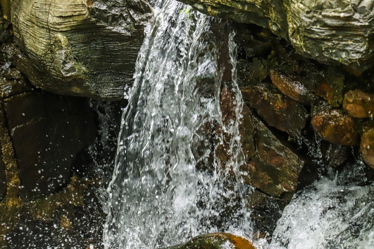 山涧溪水流水瀑布