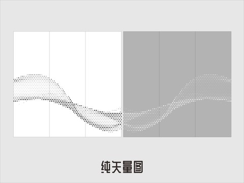 创意动感镂空图案