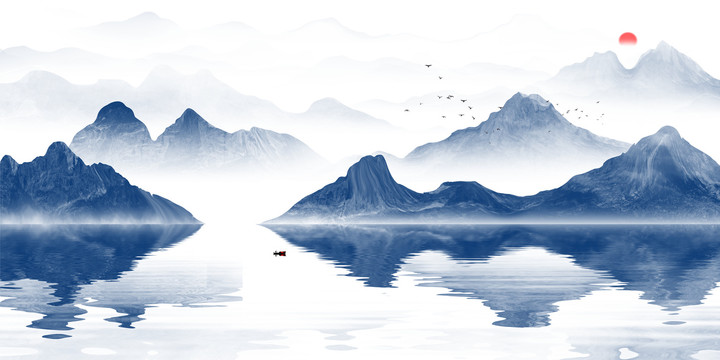 新中式山水