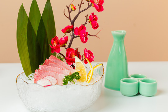 油甘鱼刺身