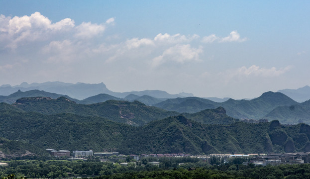 承德远山建筑风景