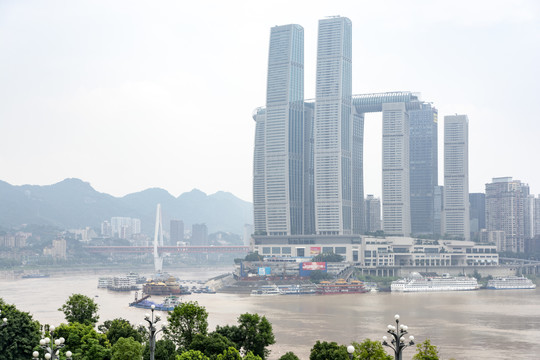 重庆朝天门广场建筑景观