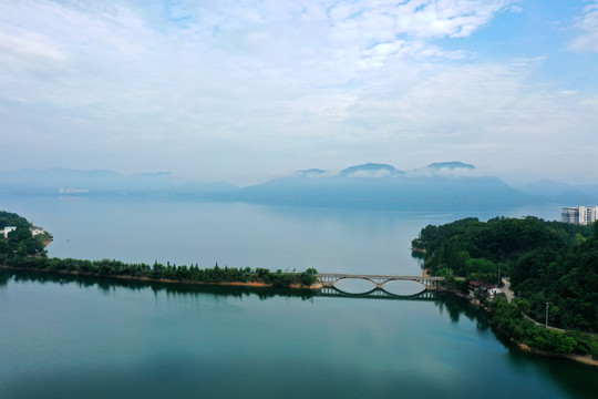 航拍太平湖