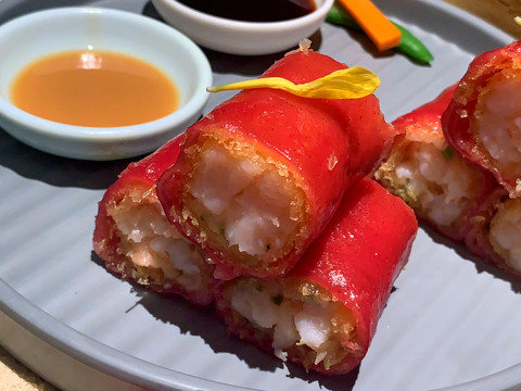 金莎海虾红米肠