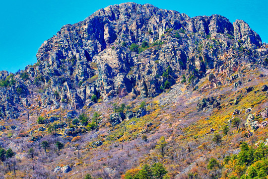 高山与山川风光