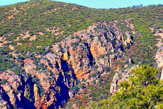 高山与山川风光
