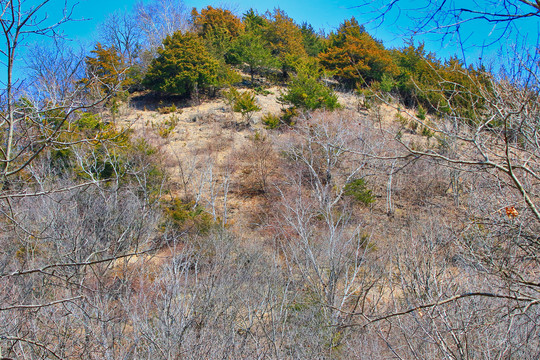 高山丘壑风光