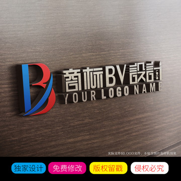 BV字母LOGO设计