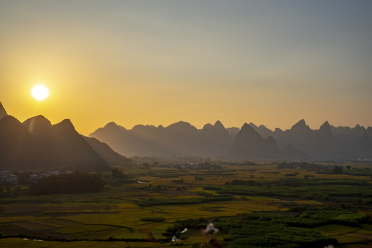 夕阳风景