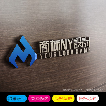 MY字母LOGO商标设计