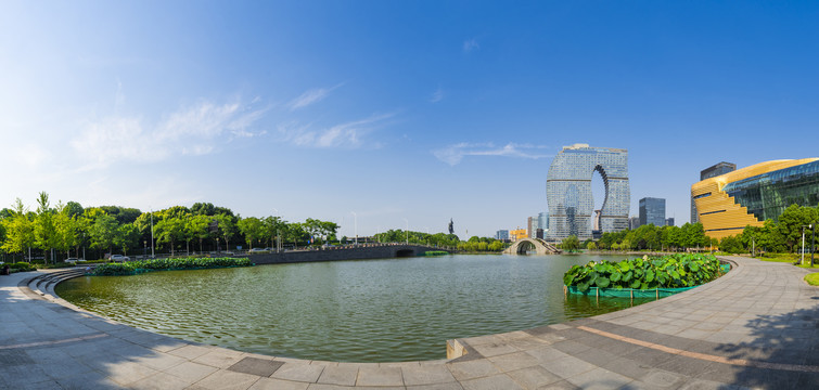 杭州滨江区低碳科技馆高清全景