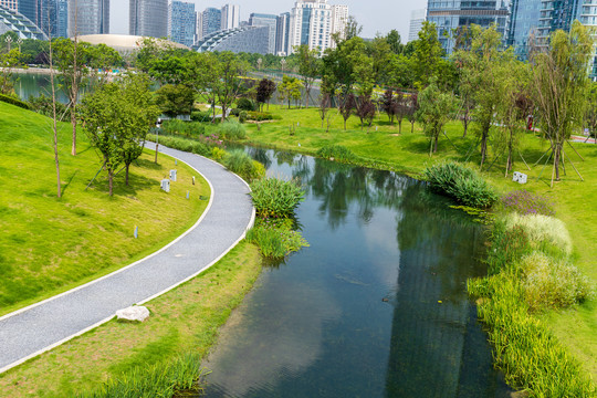 成都交子公园风景