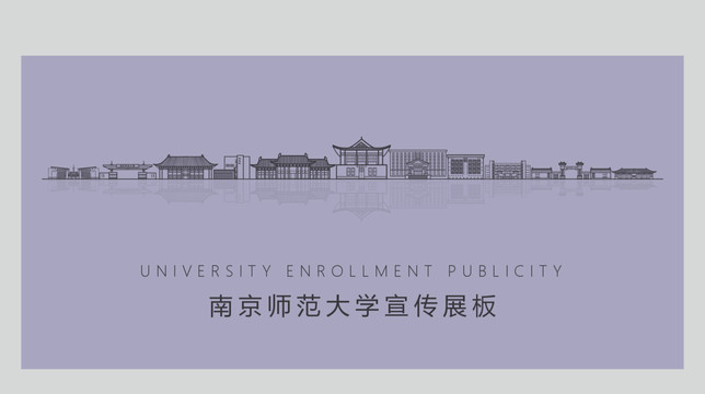 南京师范大学宣传展板
