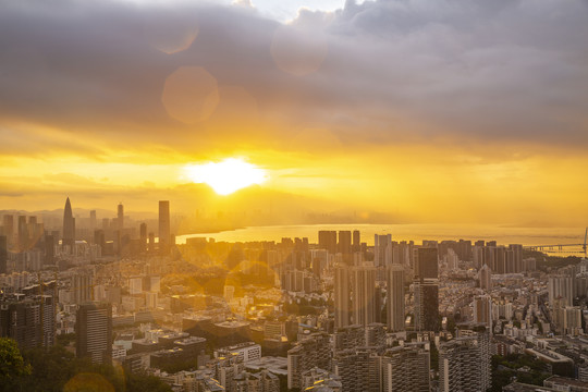 深圳湾日出