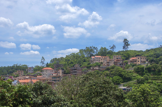 樟脚村新村景象