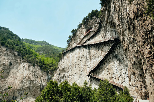 绵山云峰寺栈道