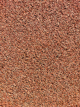 红色透水豆石地坪