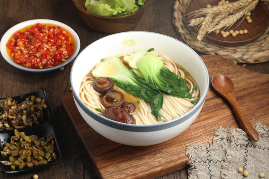 香菇青菜面