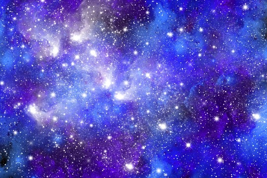 蓝色星空背景