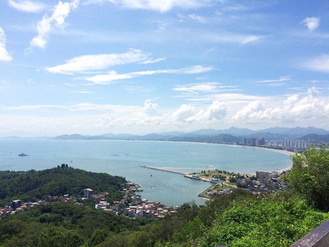 鸟瞰双月湾