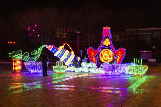 乌海新年灯展
