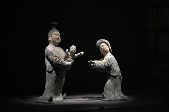 唐代人物陶俑
