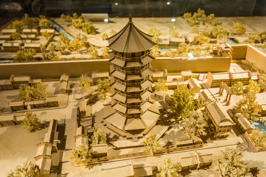 苏州古城模型