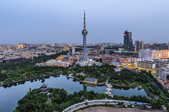 中国长春吉林广播电视塔建筑景观