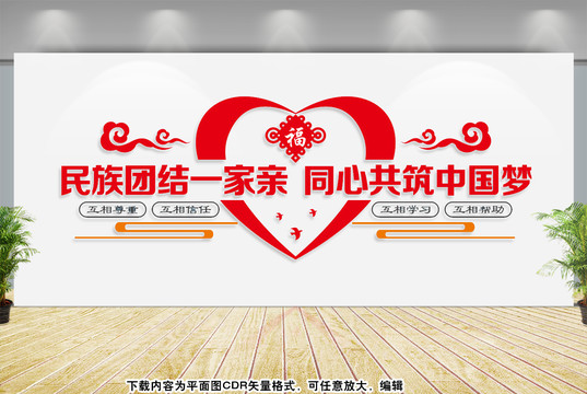 民族团结文化墙