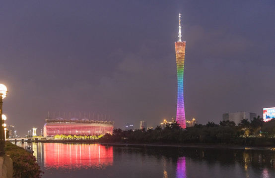 海心沙夜景