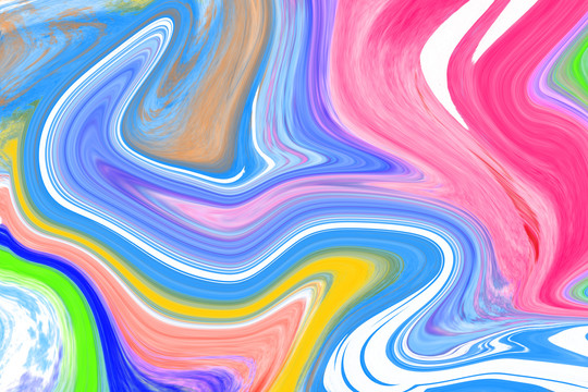 抽象水彩旋涡纹理