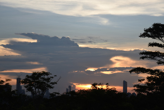 夕阳晚霞