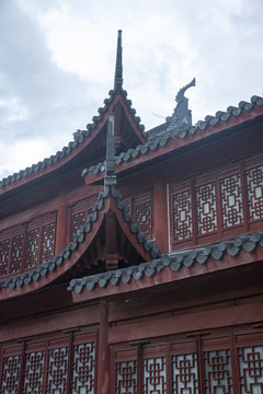 中式古建筑檐角