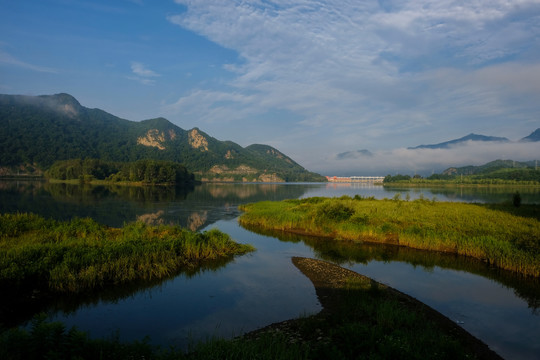 桓仁浑江风光