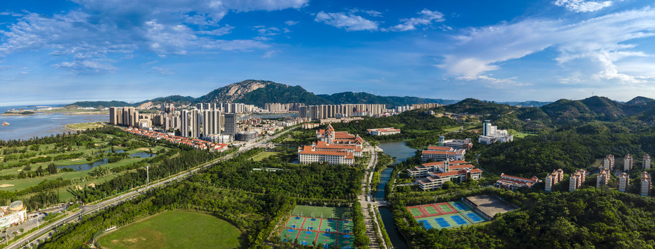 福建厦门大学漳州校区全景图