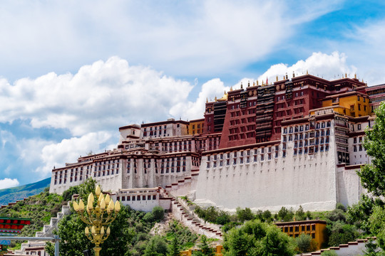 中国西藏自治区拉萨市布达拉宫