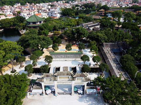 中国岭南古代园林建筑航拍