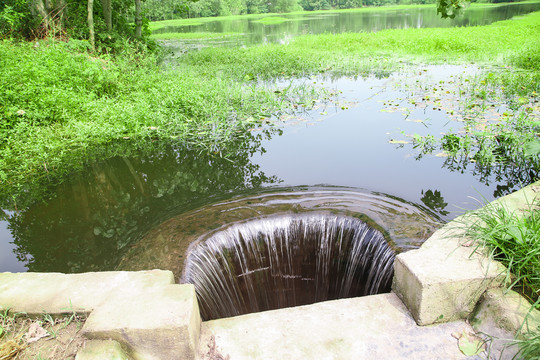 湖水正在流动