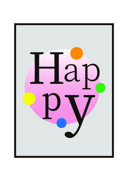 happy装饰画