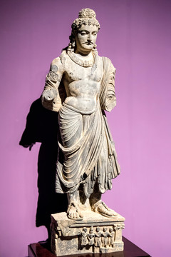 犍陀罗弥勒菩萨立像