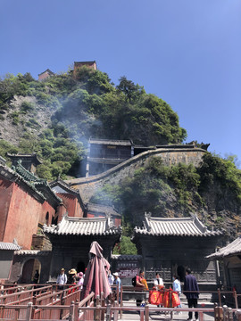 湖北十堰武当山风景区金顶