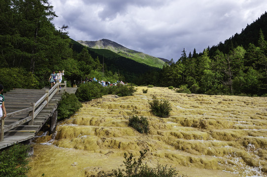 四川黄龙风光