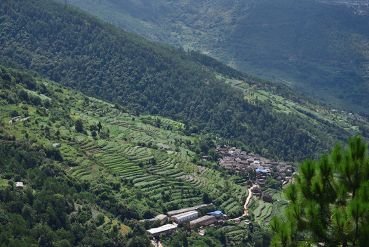 大山里的村庄