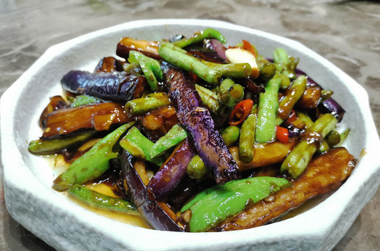 茄子豆角