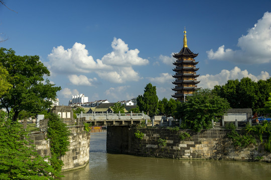 江苏省淮安市里运河文化长廊风景