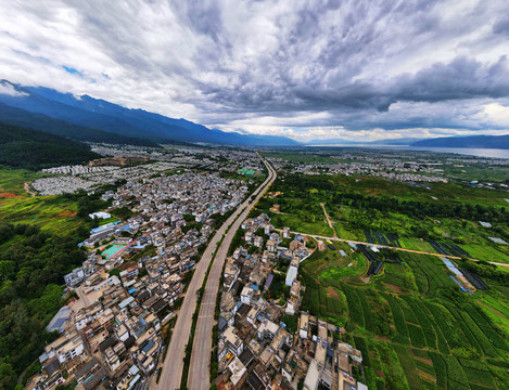 大理洱海苍山