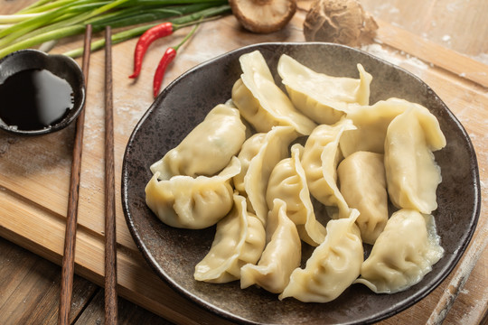 中国传统美食水饺